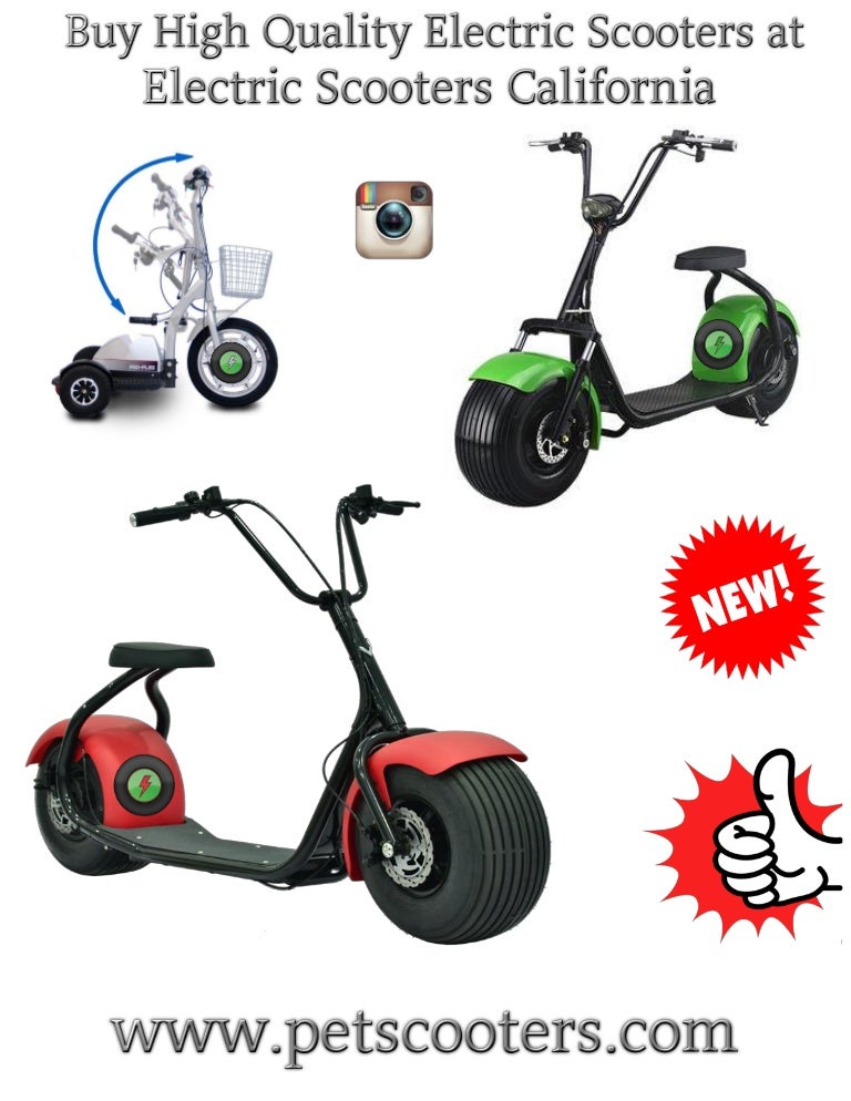Buy High Quality Electric Scooters at Electric Scooters California