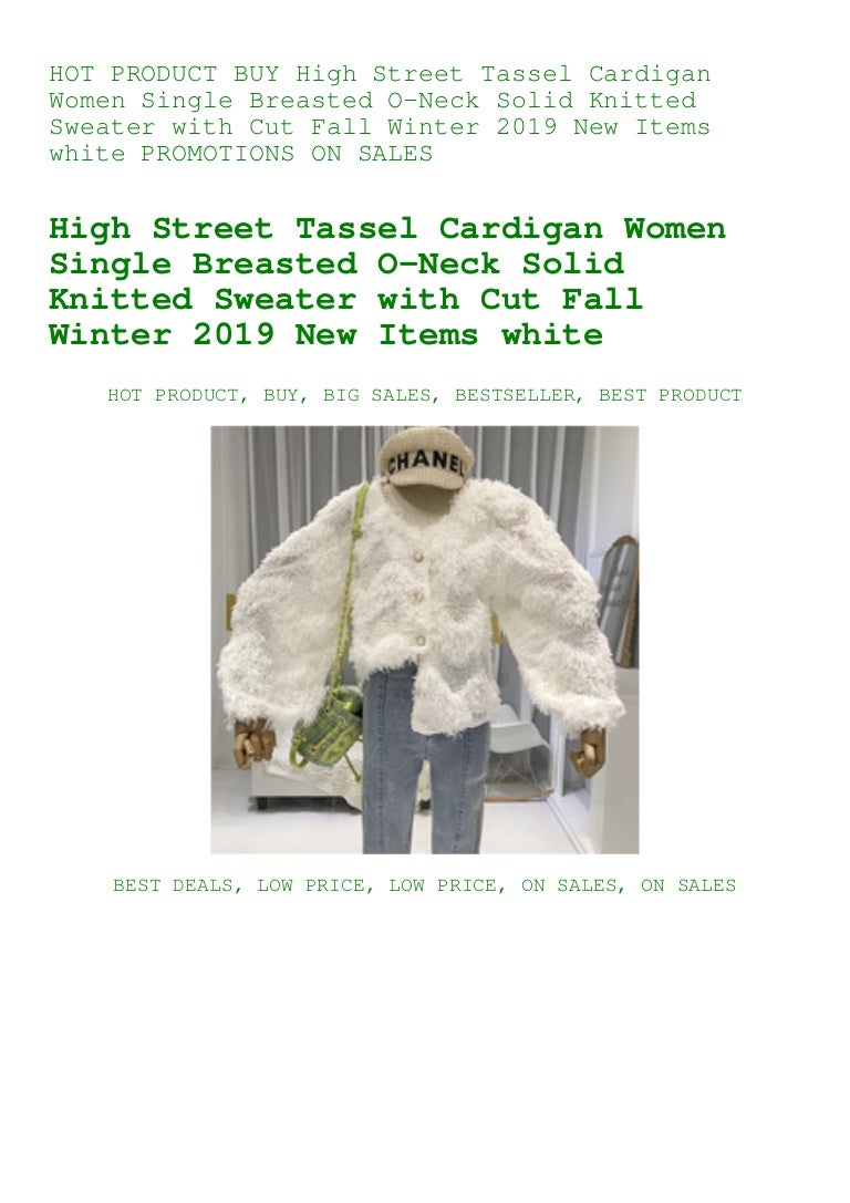 white tassel cardigan