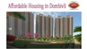 Buy House in Dombivli | Buy Property in Dombivli