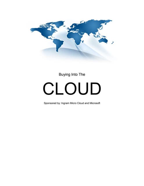 Buying Into The Cloud