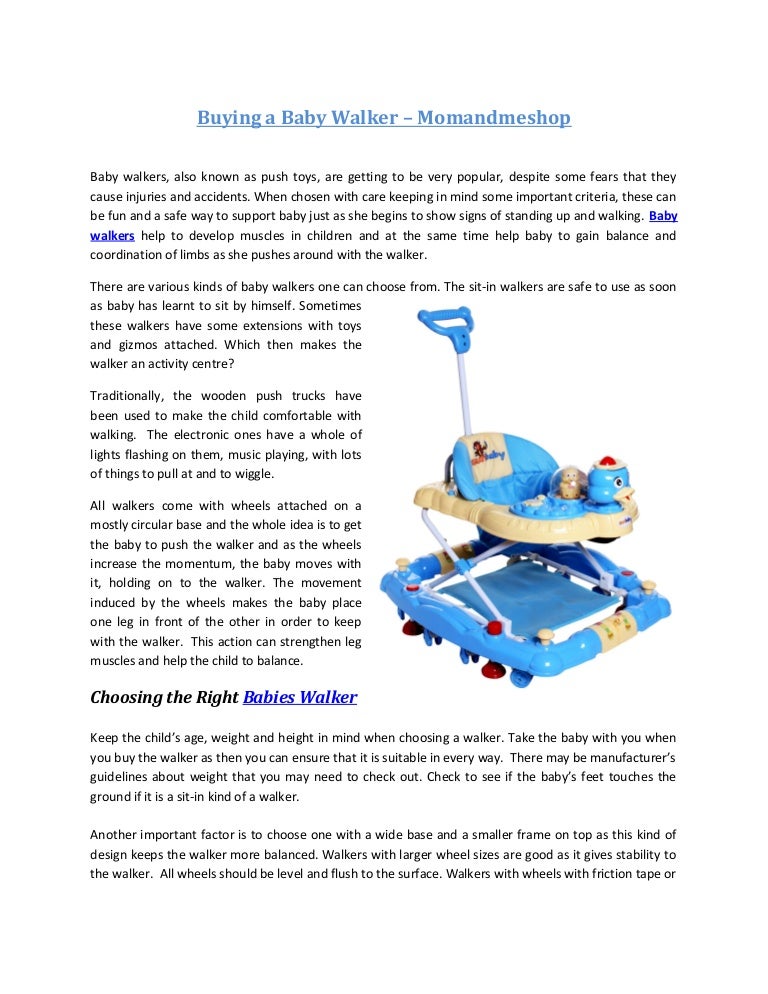 buy baby walker near me