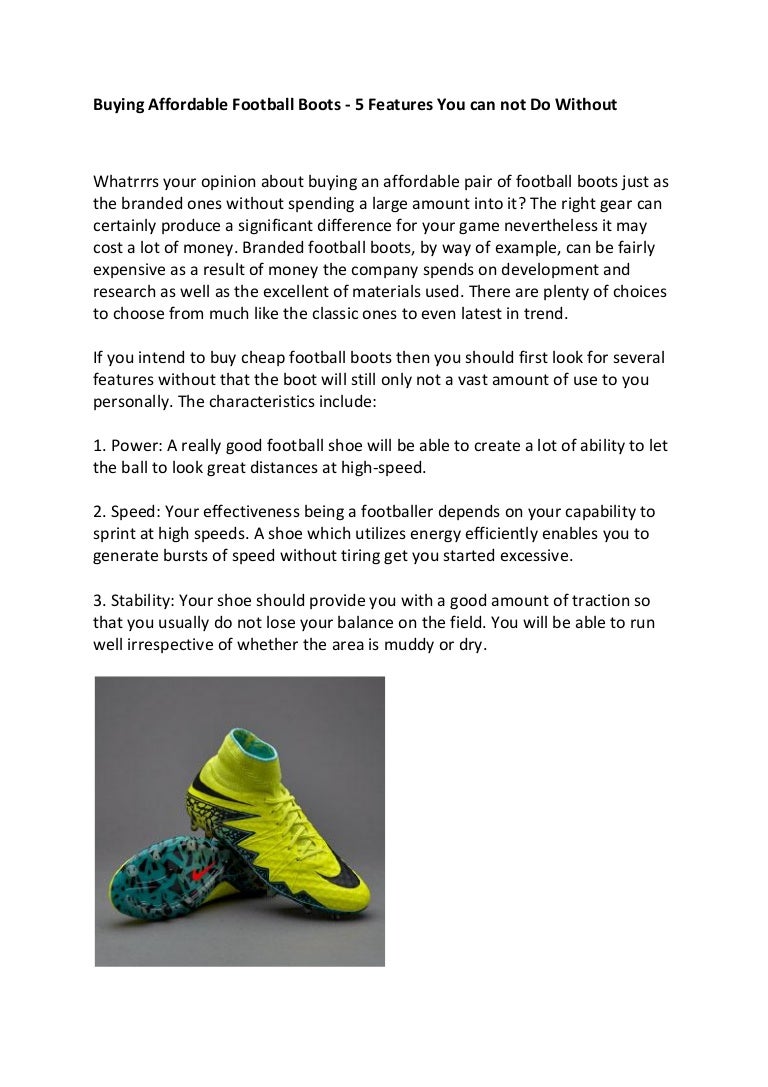 buy football shoes