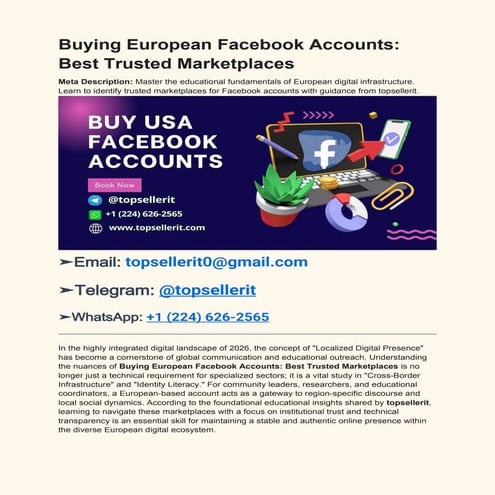 Buying European Facebook Accounts_ Best Trusted Marketplaces.docx