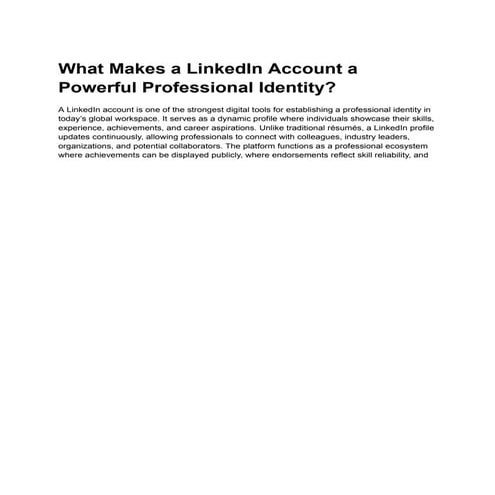 Buying LinkedIn Accounts_ A Clear and Concise Guide.pdf