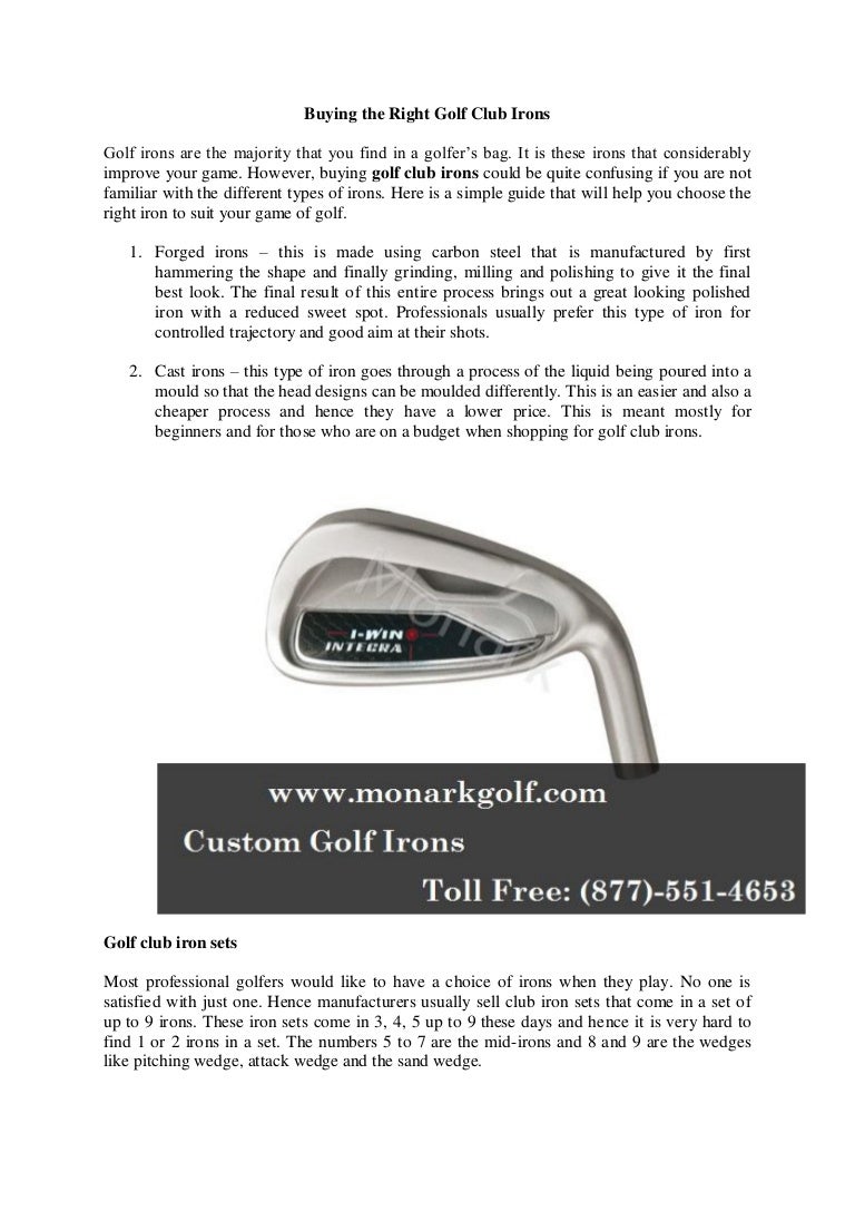 best golf iron deals
