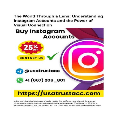 Buy Instagram Accountshow to  buying an eBay seller account is dangerous (1).pdf