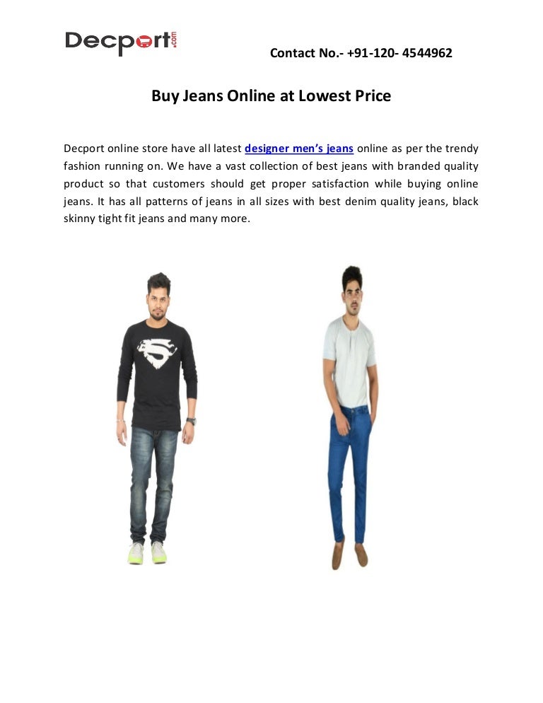 Buy jeans online at lowest price Outlet