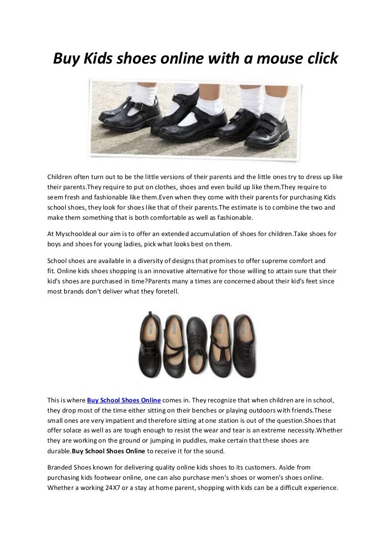 buy kids shoes online
