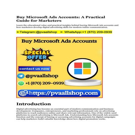 Microsoft Ads Account_ A Complete Guide to Advertising on the Microsoft ...