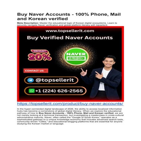 Mastering Naver Accounts: Secure Korean Digital Ecosystem Access and ...