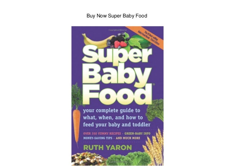 super baby food by ruth yaron