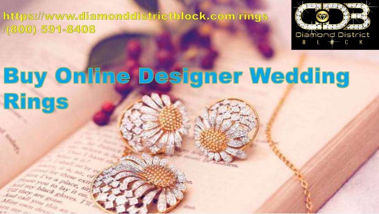 Buy online designer wedding rings…