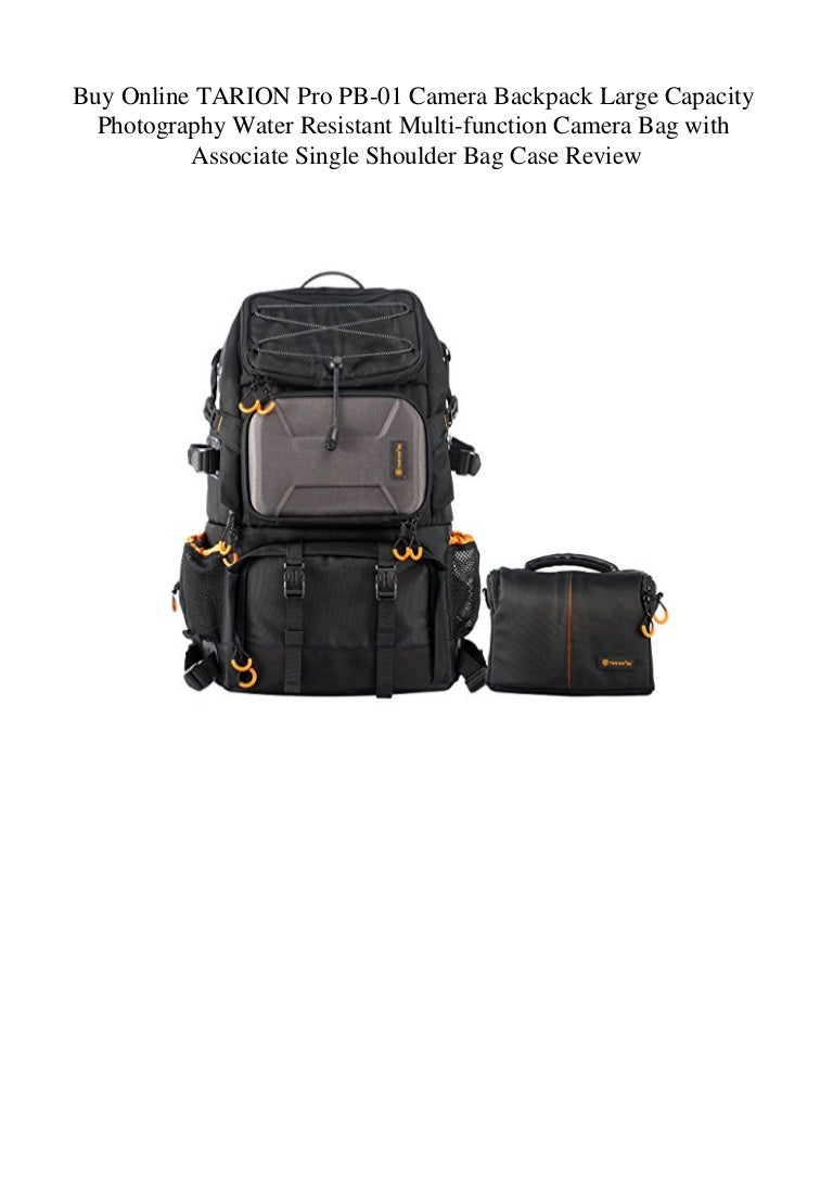 Buy Online TARION Pro PB01 Camera Backpack Large Capacity Photograph…