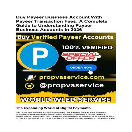 Payee Manager | PDF