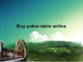 poker table purchase