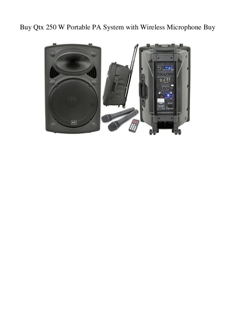 qtx portable pa