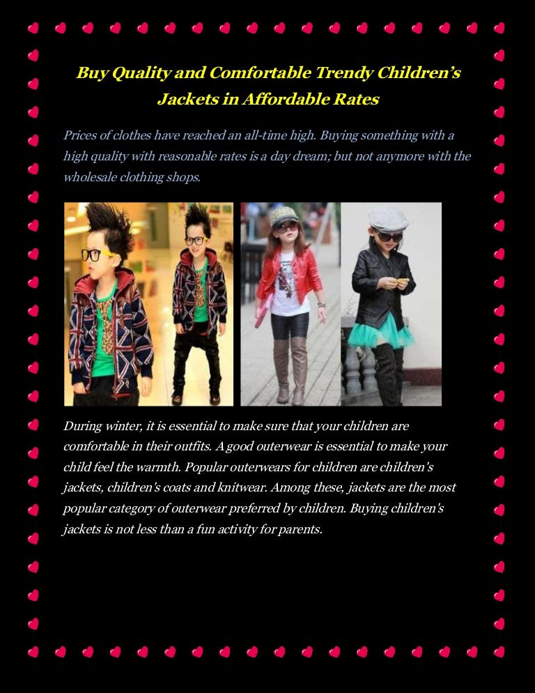 affordable children's clothes
