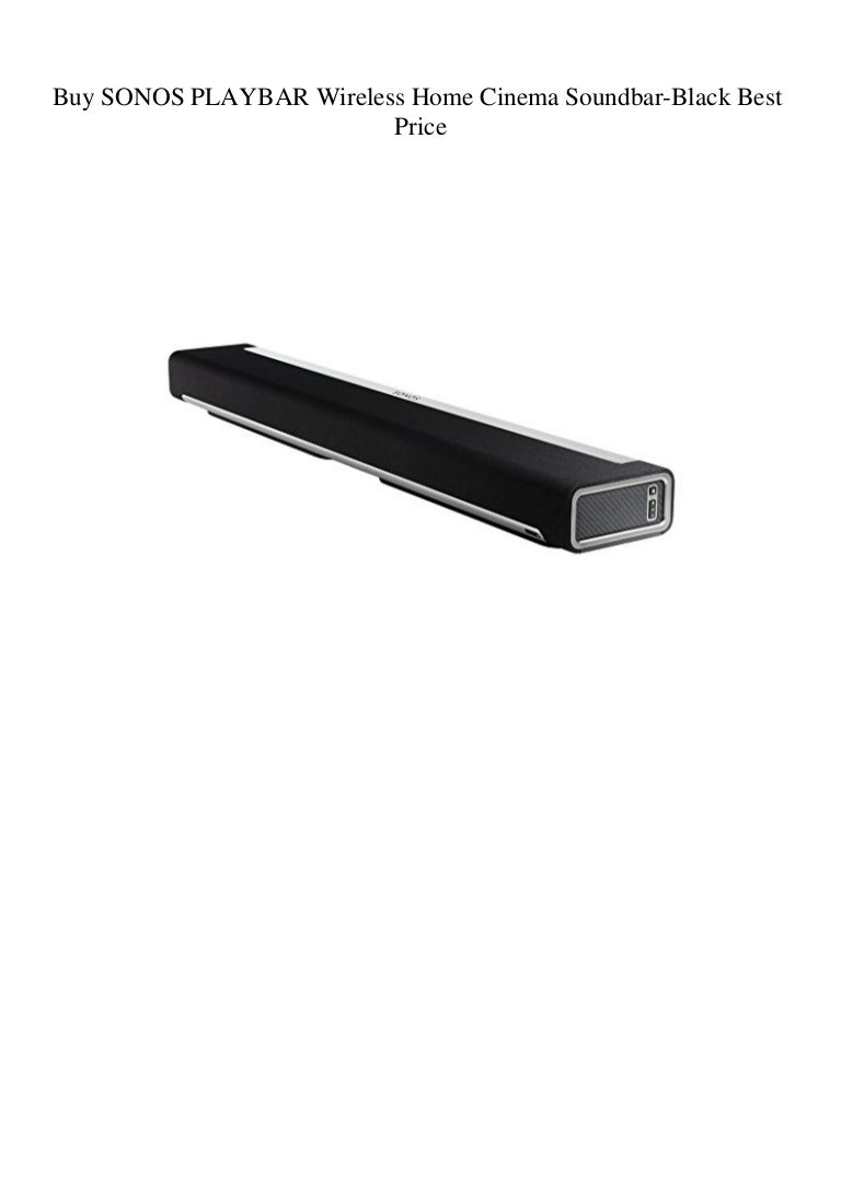 sonos pbar1uk1blk