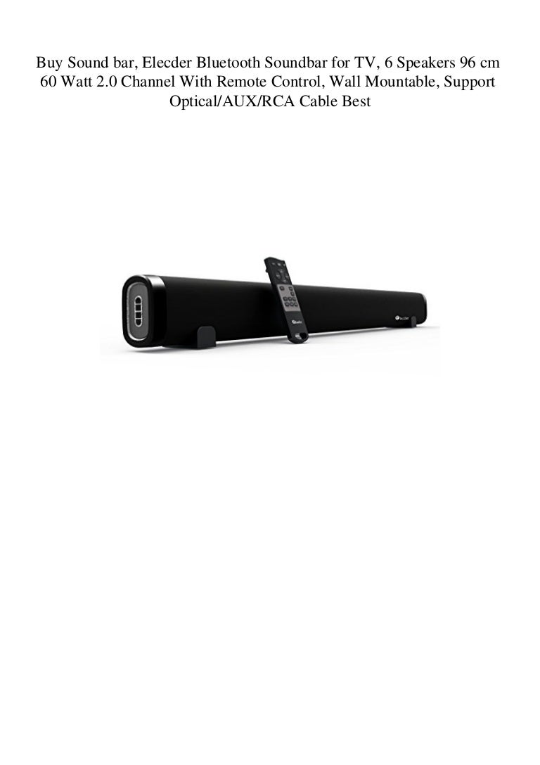elecder soundbar
