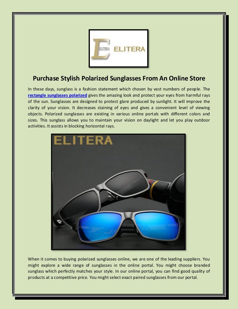 purchase sunglasses online