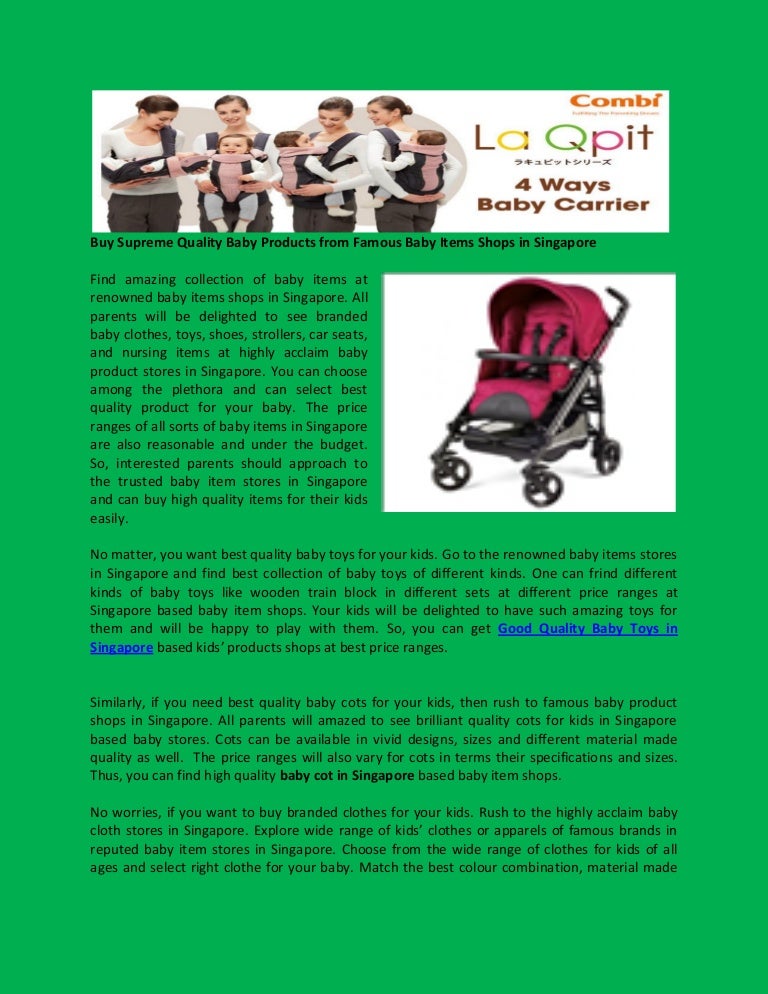 best quality baby products