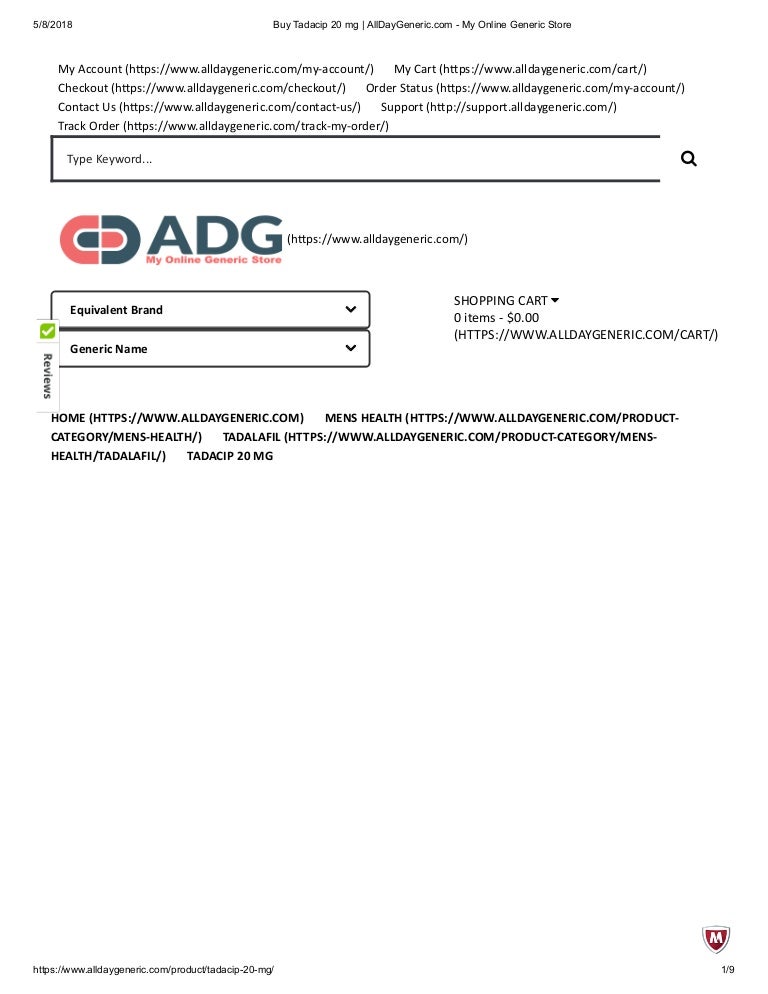 Tadacip Order Online