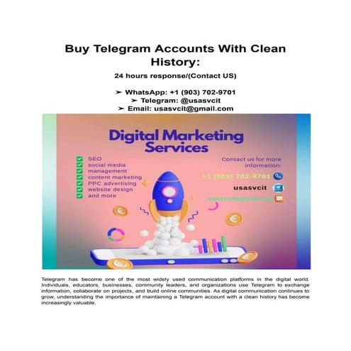 Maximizing Educational and Professional Value of Telegram Accounts with ...