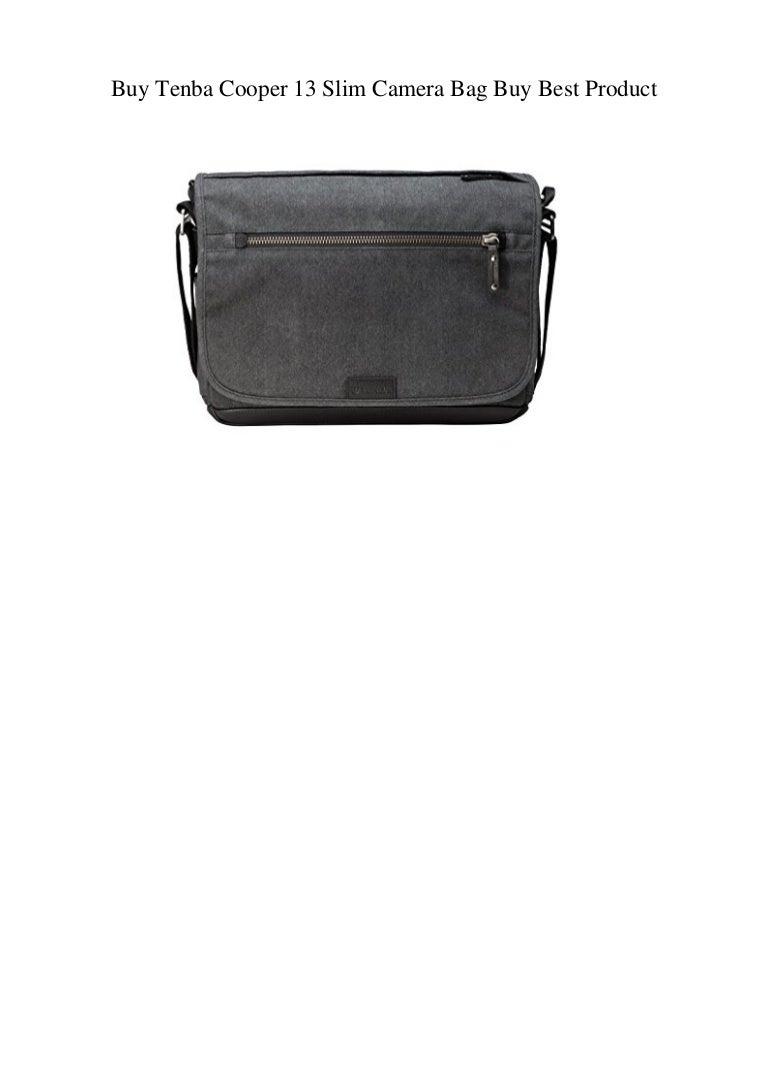 tenba cooper 13 slim camera bag