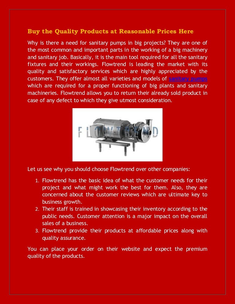 Buy the Quality Products at Reasonable Prices Here