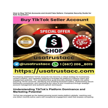 Buy TikTok accounts - Safe & Easy Purchase.docx