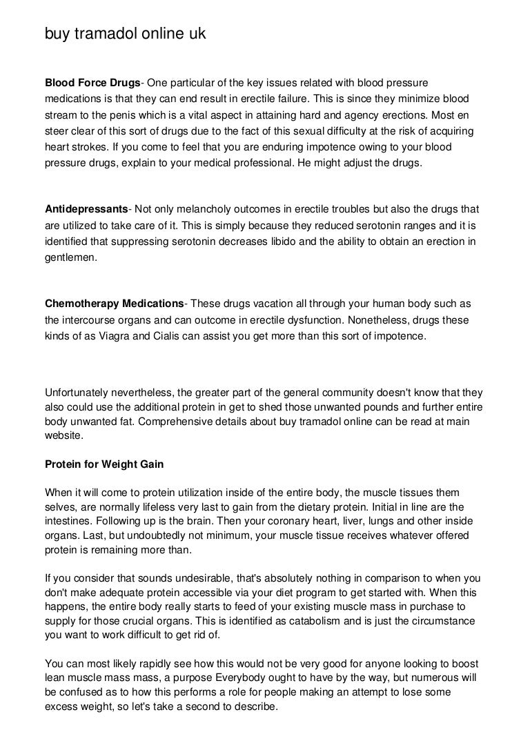 Buy Tramadol Online Uk