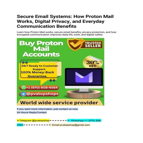 Top 25 Things to Know About Proton Mail Accounts in 2026.docx