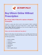 Buy ultram without prescription