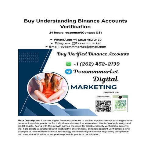Comprehensive Guide to Binance Account Verification and Digital ...