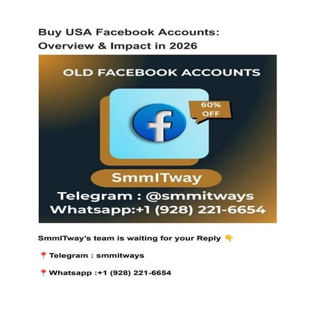 20 Websites You Can Buy Facebook Accounts 100% Safely in 2026.docx