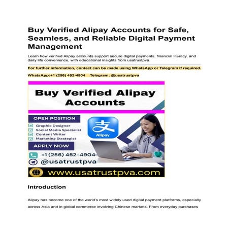 How To B,u,y Verified Alipay Accounts for Safe, Seamless, and Reliable ...