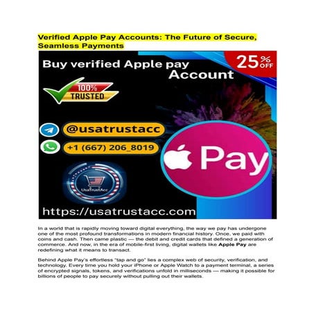 Buy Verified Apple Pay Accounts in 2025.pdf