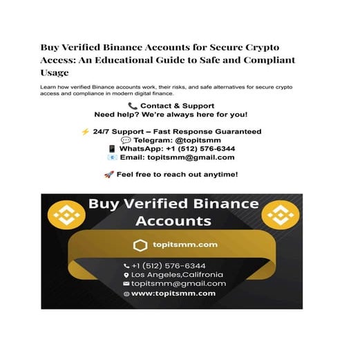 Verified Binance Accounts_ A Complete Guide for Beginners.pdf