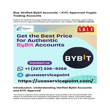 Buy Verified Bybit Account & 100% KYC Verified.pdf