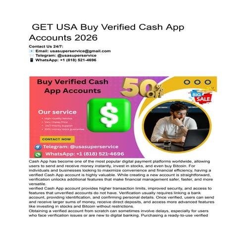 Get Usa Buy Verified Cash App Account 26