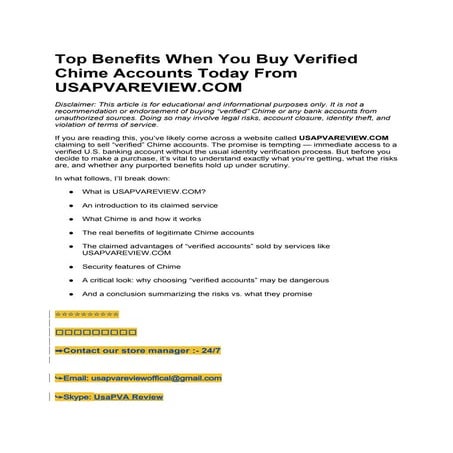 X+Y Top Method_Buy Verified Chime Accounts.docx
