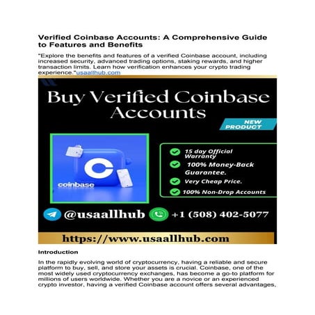 Buy Verified Coinbase Account Features and Benefits Guide.docx