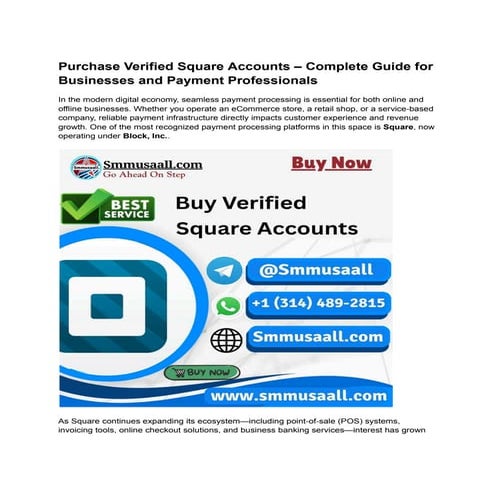 Buy Verified Square Account - With The Best Website.pdf