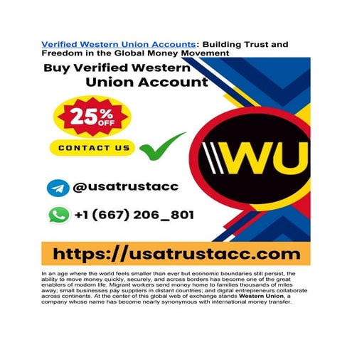 Buy Verified Western Union Accounts 2025.docx