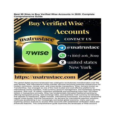 Buy Verified Wise Accounts-Personal and Business Verified.docx