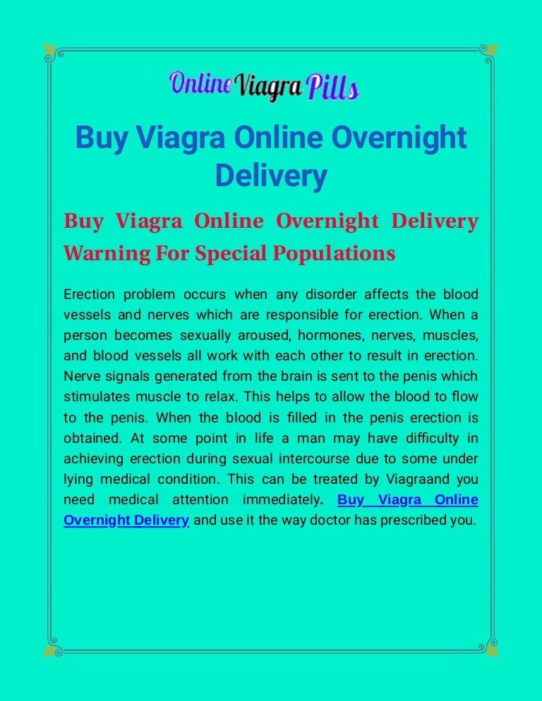 Cheapest Viagra Overnight Shipping