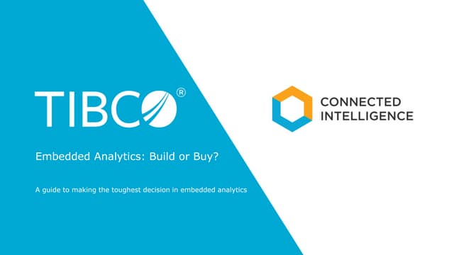 Embedded Analytics: Build or Buy