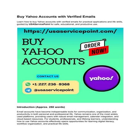 Understanding Verified Yahoo Accounts Before Gaining Information.pdf