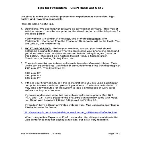 GoToWebinar Attendee Guide | PDF