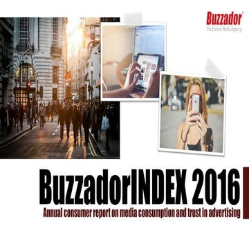 Media trends Nordics BuzzadorINDEX 2016 (Sweden angle) 
